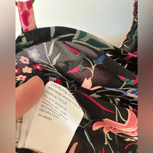 NWT Natori 3pc pajama set robe camisole pants luxurious floral XL Neiman Marcus - Picture 10 of 13